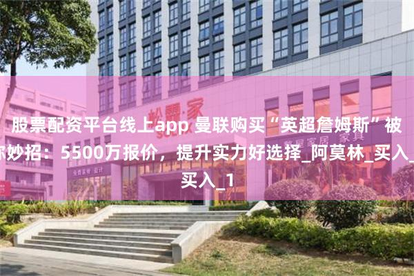 股票配资平台线上app 曼联购买“英超詹姆斯”被称妙招：5500万报价，提升实力好选择_阿莫林_买入_1