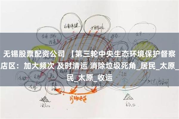 无锡股票配资公司 【第三轮中央生态环境保护督察】小店区：加大频次 及时清运 消除垃圾死角_居民_太原_收运