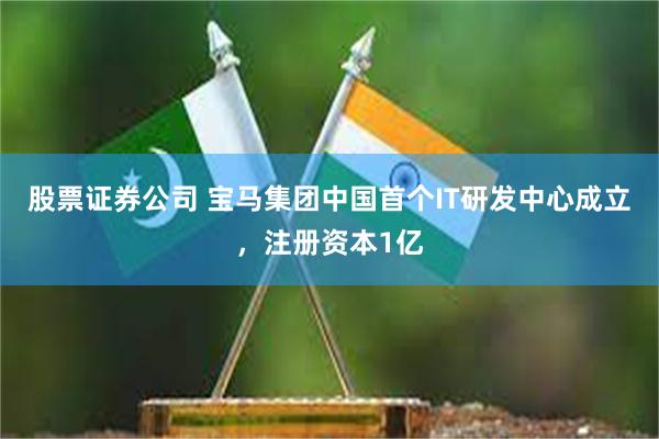 股票证券公司 宝马集团中国首个IT研发中心成立，注册资本1亿