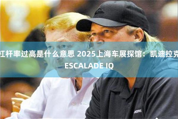 杠杆率过高是什么意思 2025上海车展探馆：凯迪拉克ESCALADE IQ